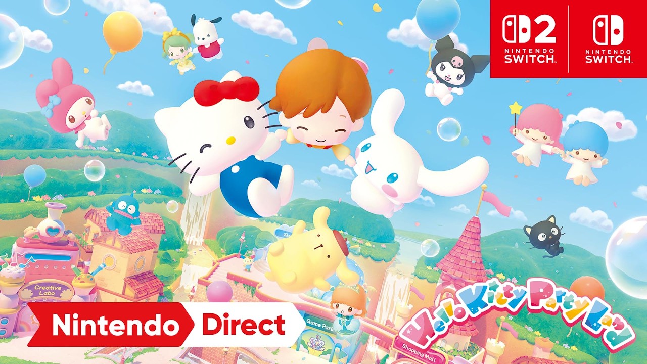 Hello Kitty Party Land &ndash; Announcement Trailer &ndash; Nintendo Switch 2