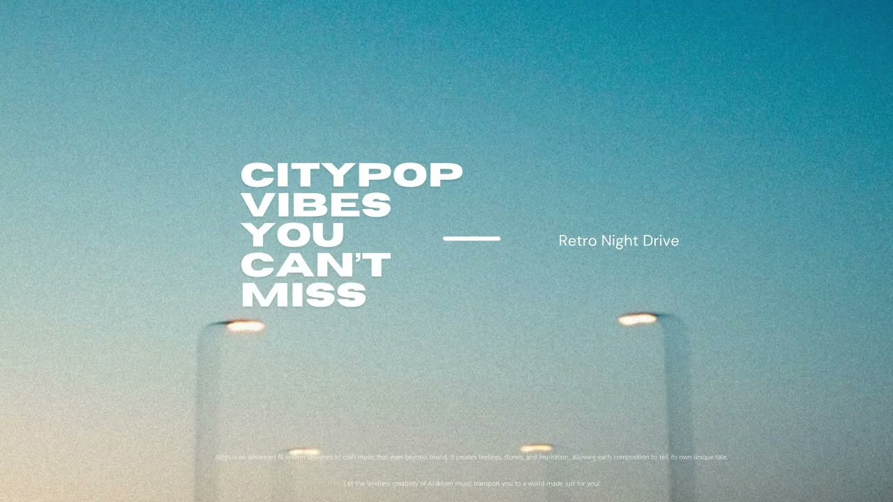 Citypop Dreams: Back to the '80s #aimusic #citypop #citypopbeats #aimusic