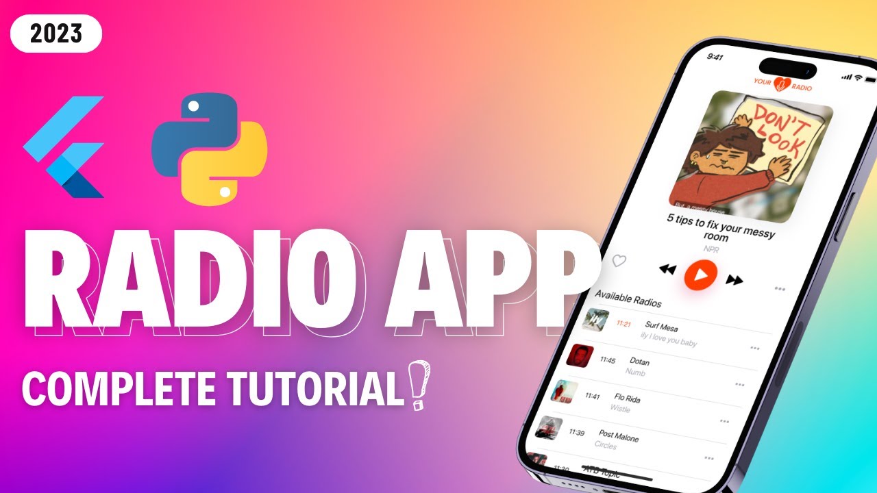 Building Live Streaming Radio App using Flutter & Python