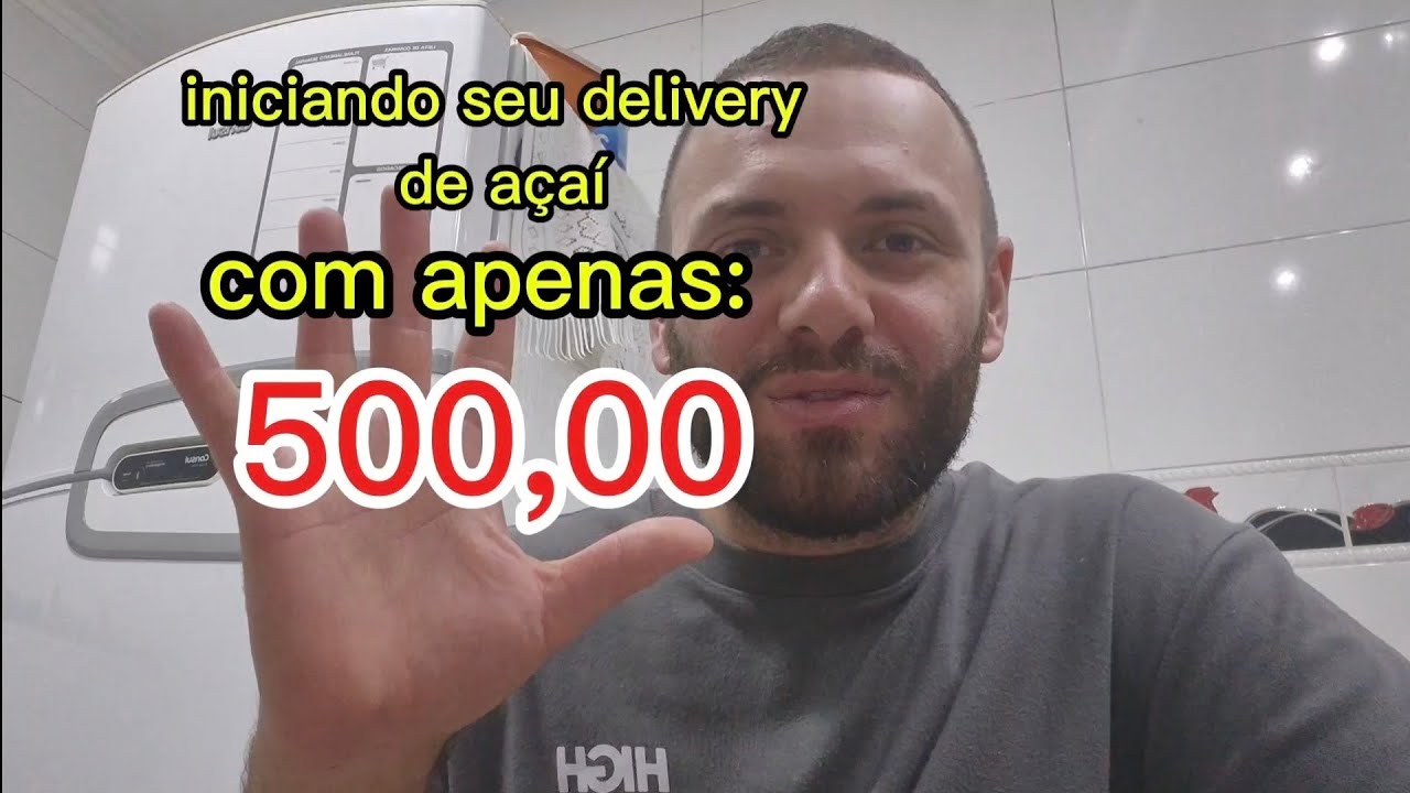 Como vender açaí em casa - venda açaí com delivery comece com apenas 500,00!