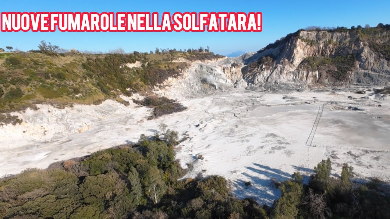 🤯Immagini esclusive del Cratere Solfatara e delle nuove fumarole al suo interno! | SolfataraNews