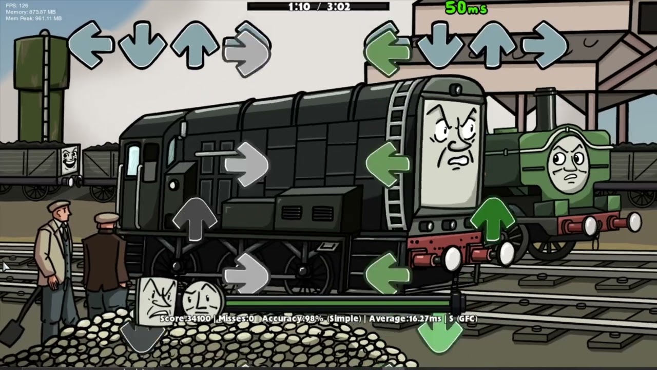 FNF The Railway Funkin' V1: Devious