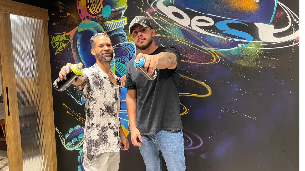 GRAFFITI - FIZ UM PERSONA PARA A @Eabestoficial | TIME-LAPSE