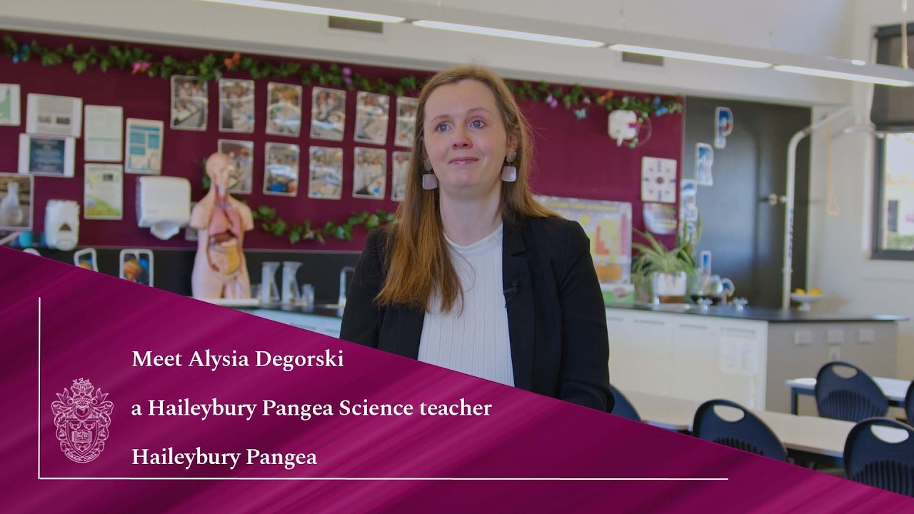 Meet Alysia Degorski, a Haileybury Pangea Science teacher