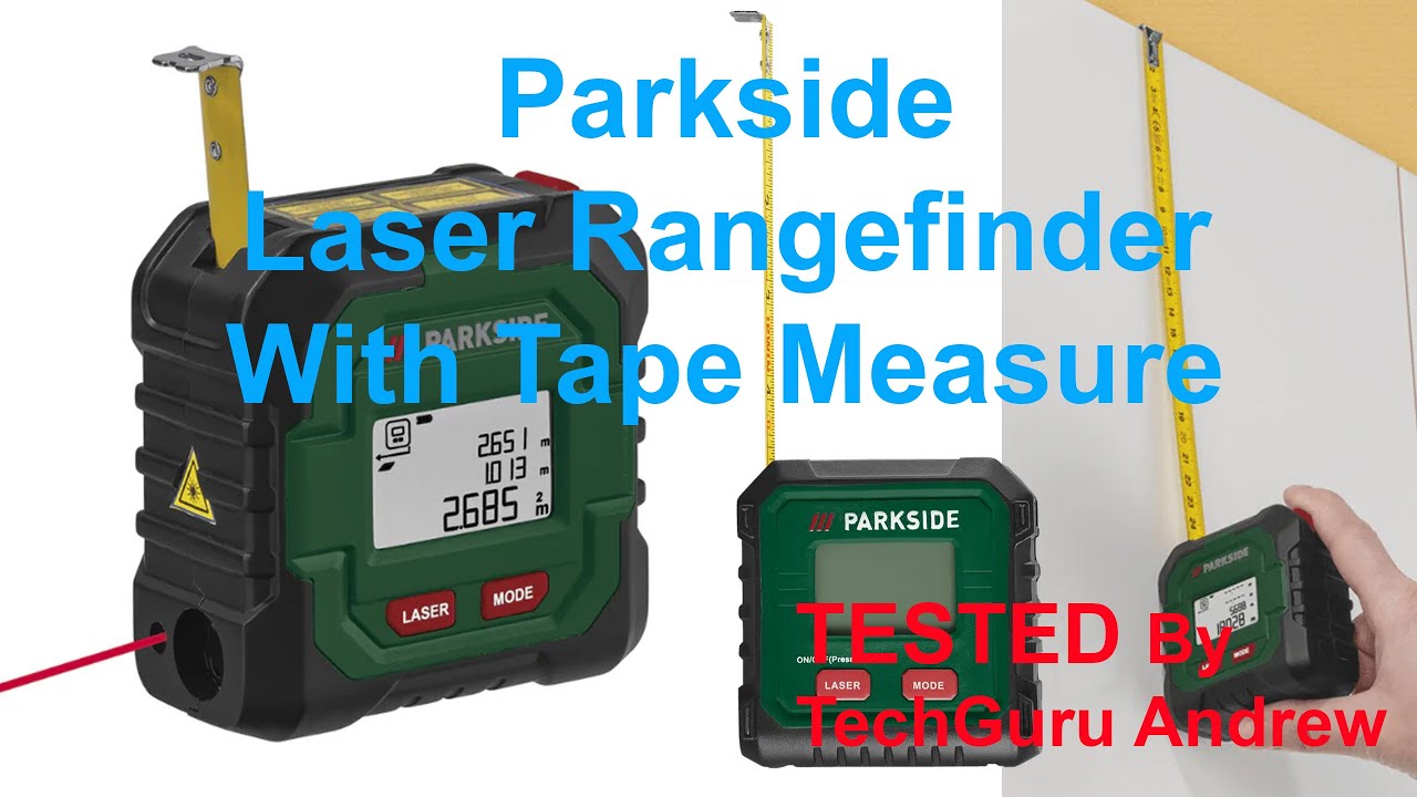 Parkside Laser Rangefinder With Tape Measure PLMB C3