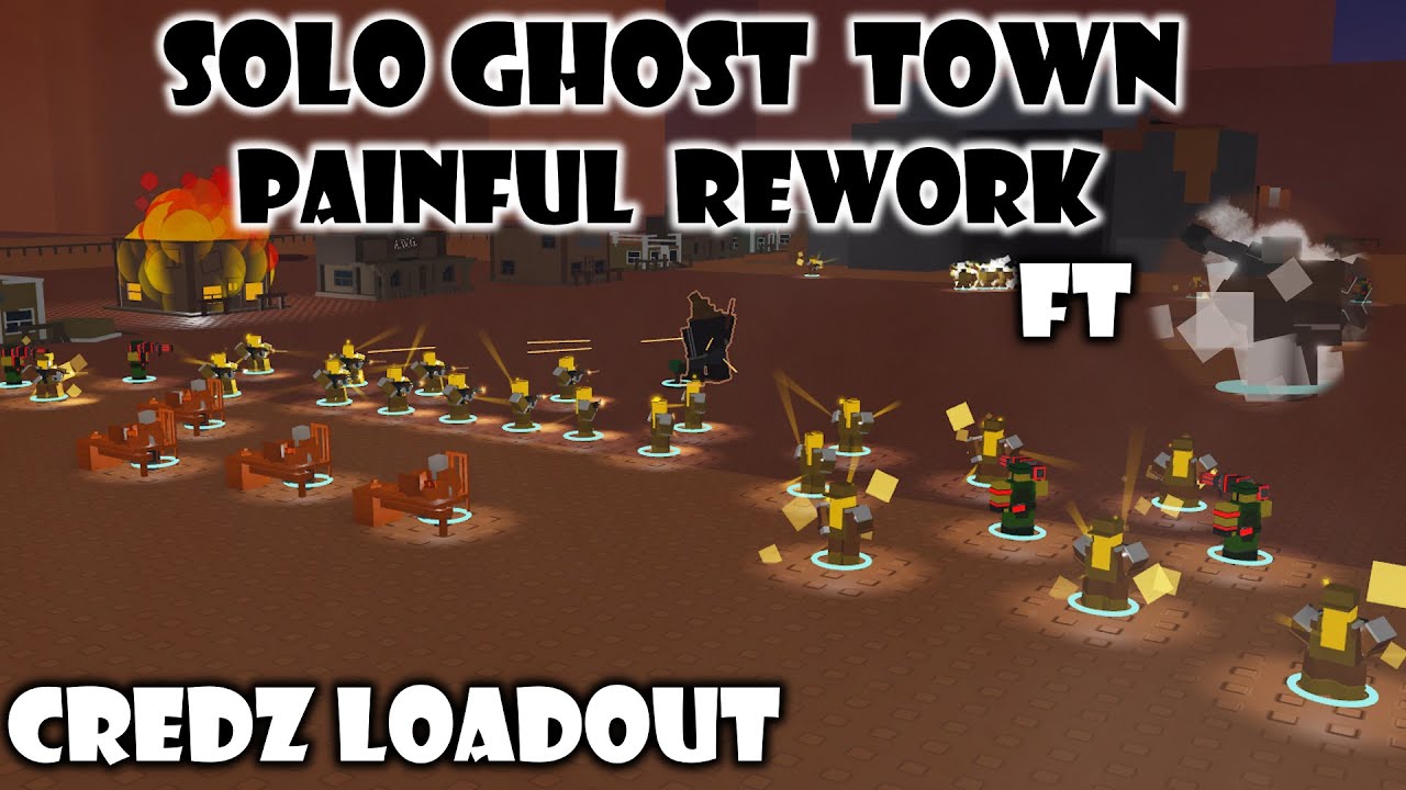Ghost Town Solo Painful Rework Triumph (Outdated) | World Tower Defense V1.16