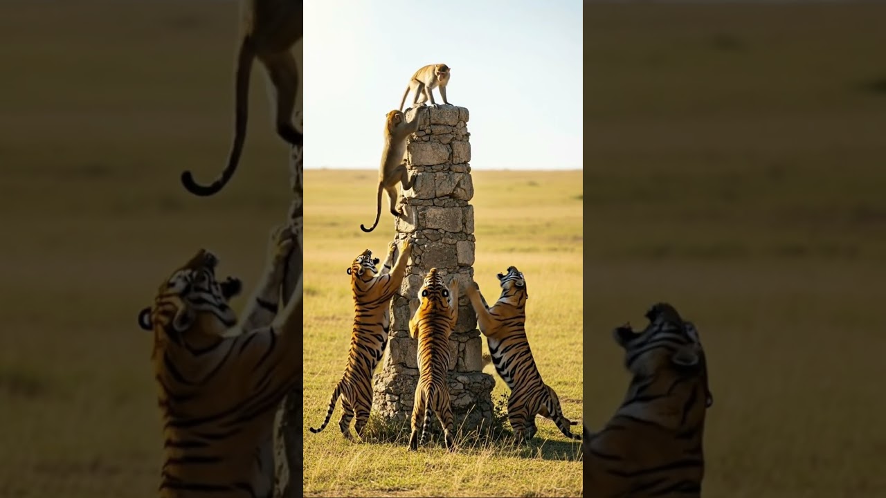Monkey&rsquo;s Great Escape 🐒 | Tigers in Pursuit | Incredible Wildlife Survival Drama