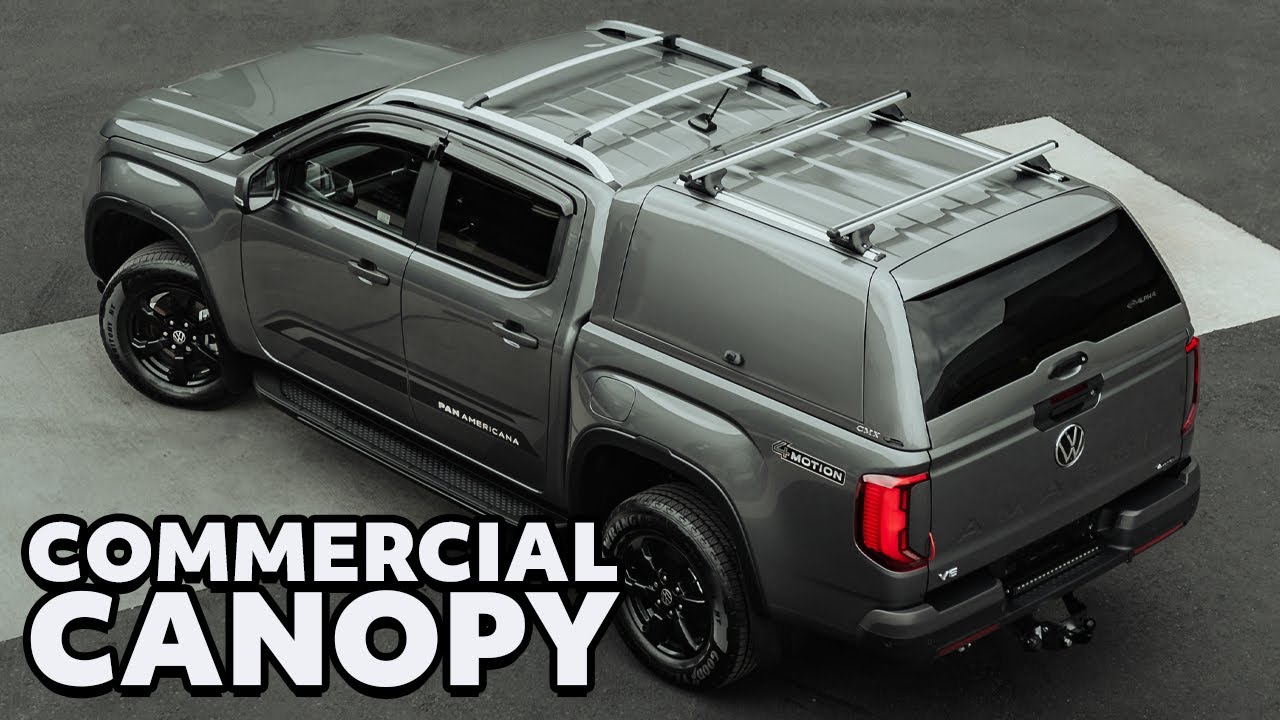 2023 VW Amarok Alpha CMX Commercial Hardtop Canopy with Lift-Up Side Doors