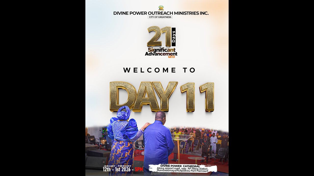 21 DAYS SIGNIFICANT ADVANCEMENT FAST | 2026 OUR YEAR OF SIGINFICANT ADVANCEMENT | 22-01-2026