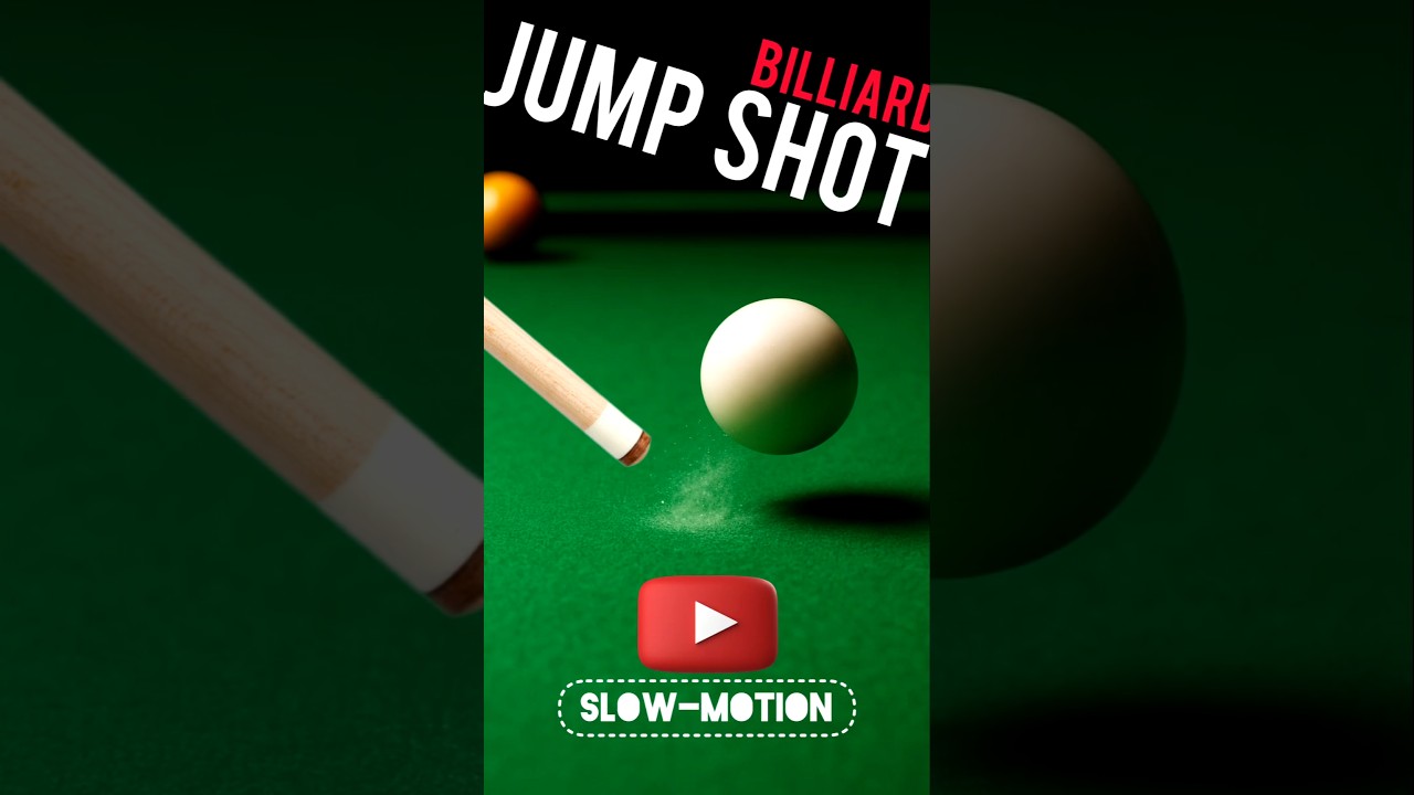 JUMP SHOT Billiard (slow-motion) 