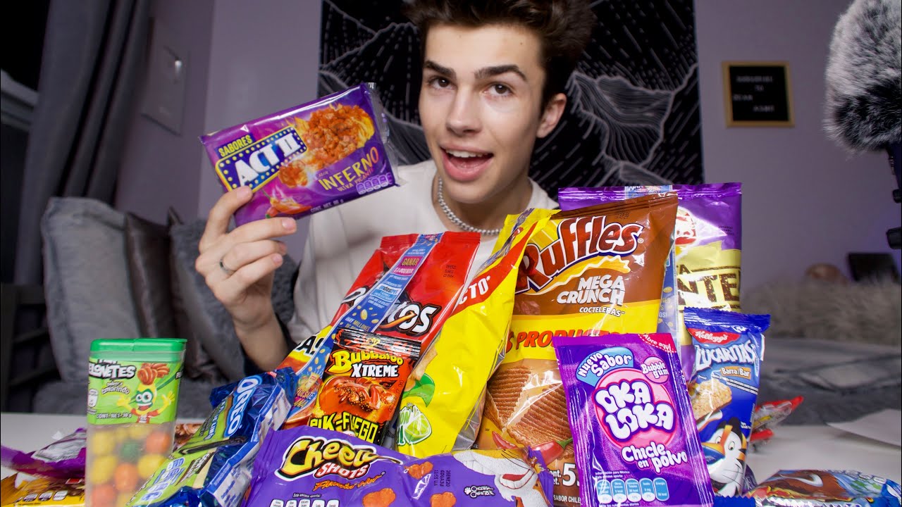 ASMR- Trying Mexican Snacks