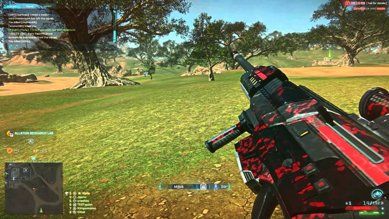 Planetside 2 Soas-20 action