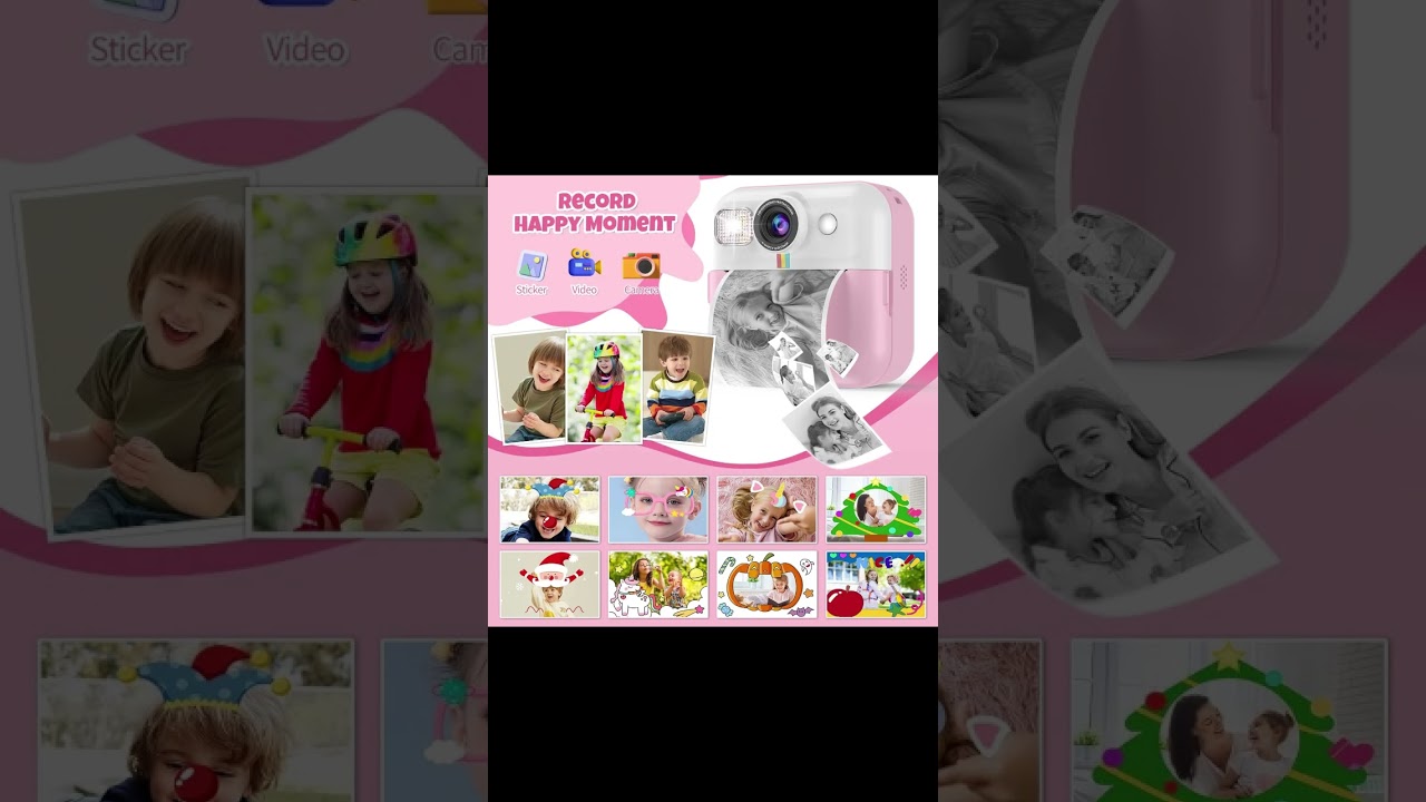 Kids Camera | Toddler Camera | Instant Print Kids Camera | Selfie Camera