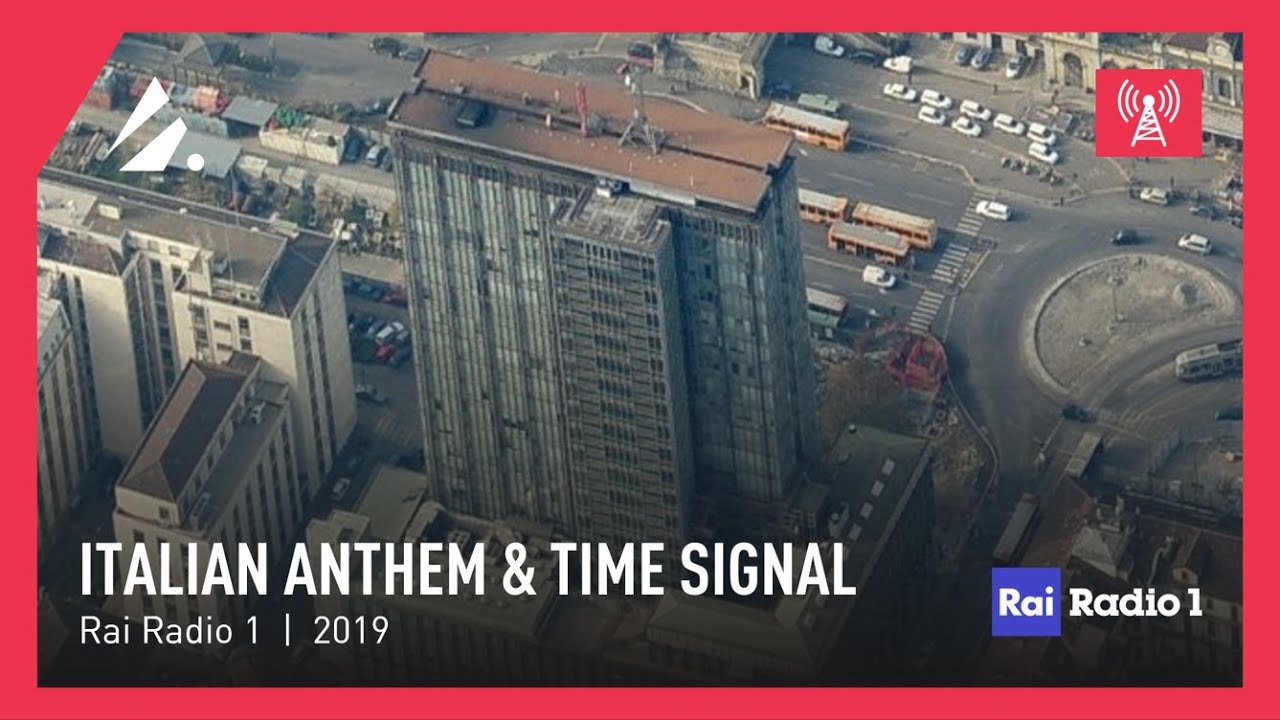 RAI Radio 1 - Italian Anthem and Time Signal (2019)
