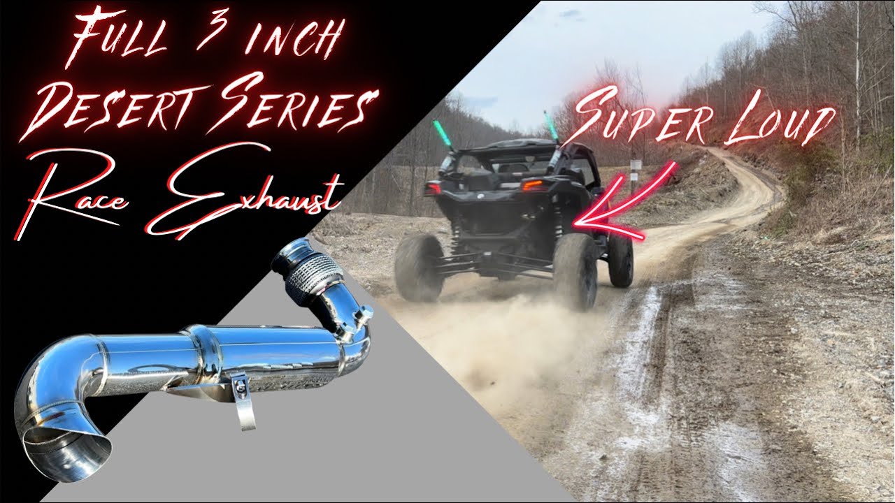Can Am X3 FULL 3” Desert Series Exhaust Install-Super Epic