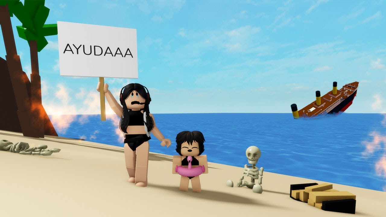 QUEDAMOS ATRAPADAS EN UNA ISLA DESIERTA Y NOS OCURRE ALGO TERRIBLE 😭🏝️EN ROBLOX  | paolazgames