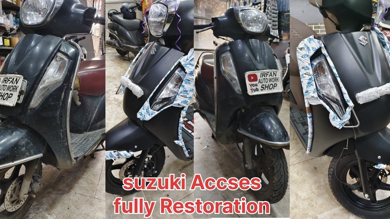 Suzuki Access 125 2018 model fully Restoration convert to bs6 