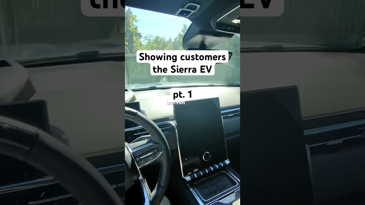 Демонстрация GMC Sierra EV