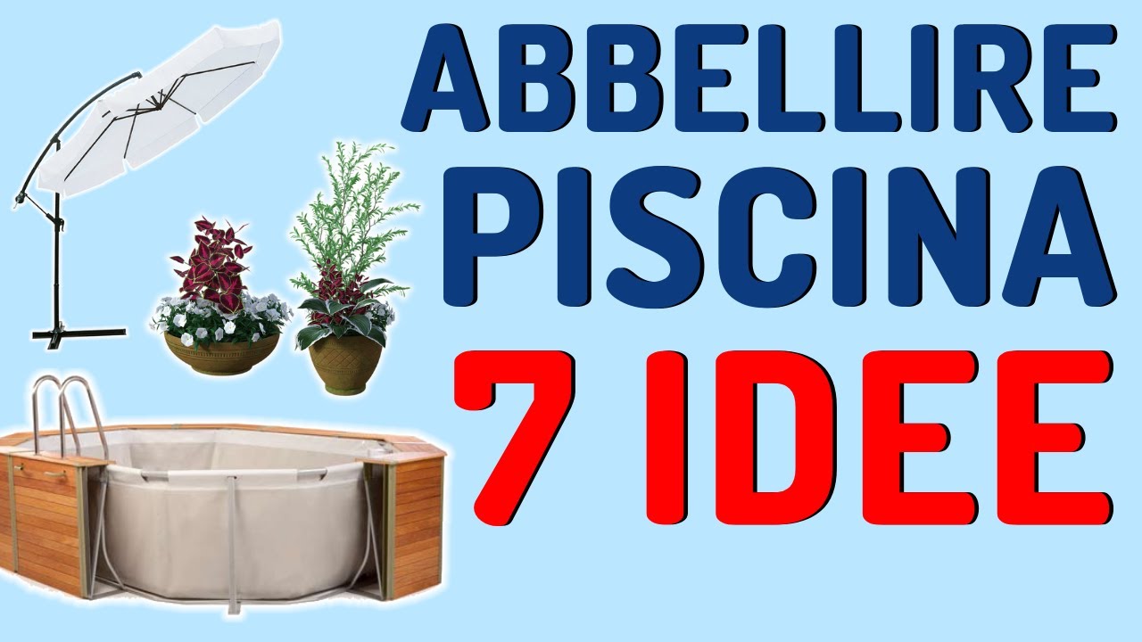 7 SEMPLICI idee per abbellire la tua piscina fuori terra