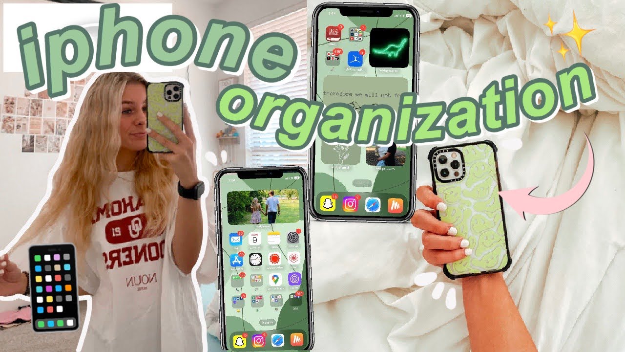organizing my iPhone! decluttering tips + what's on my iPhone!!