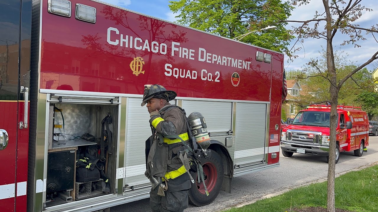 Chicago Fire Department house fire response