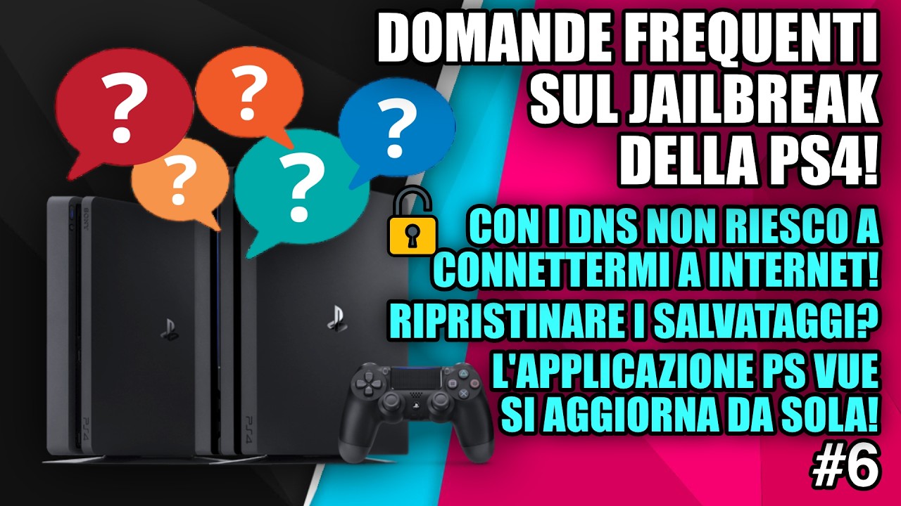 DOMANDE FREQUENTI JAILBREAK #6: Perchè PS Vue si AGGIORNA da solo? Ripristinare i salvataggi!