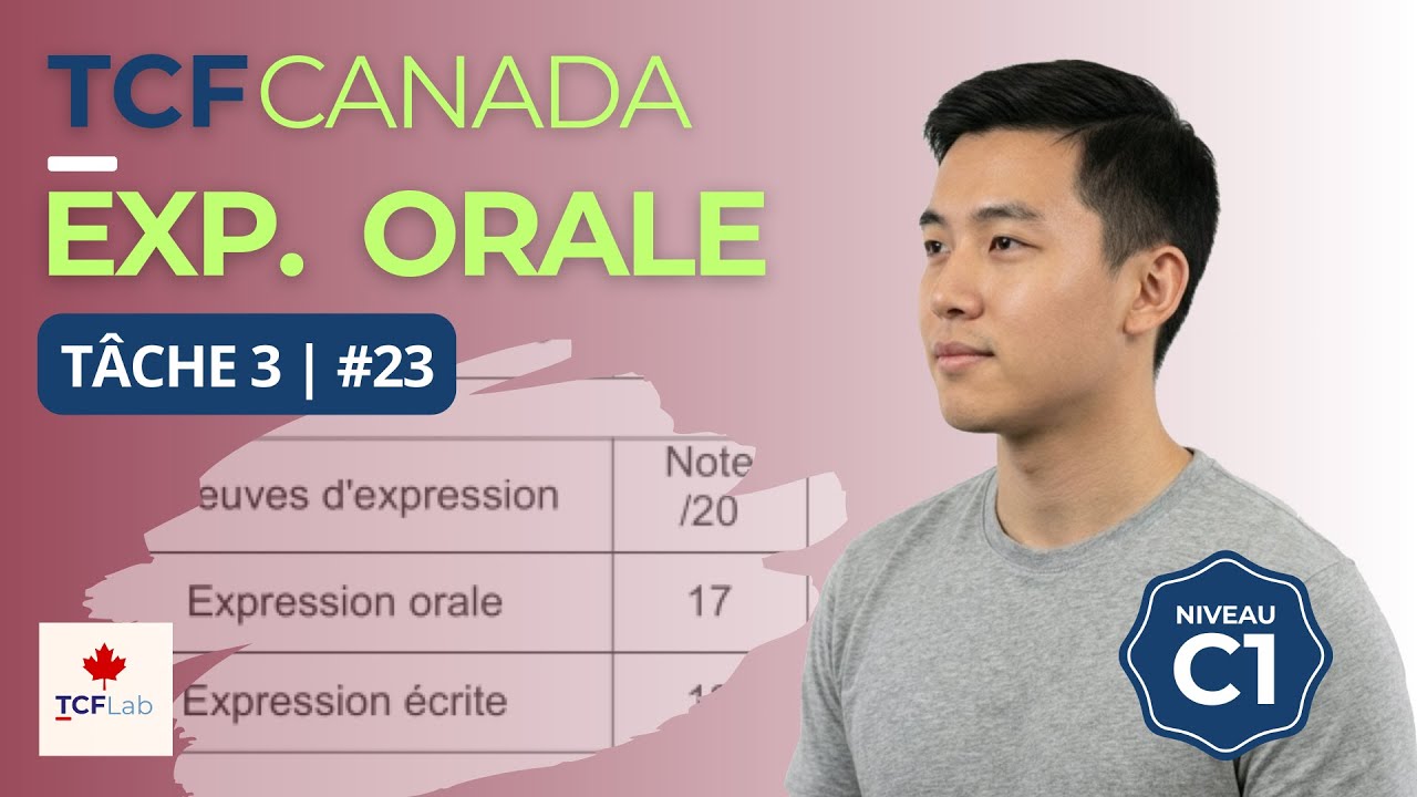 TCF Canada - Expression Orale Tâche 3 - Simulation #23 (Niveau C1): Diplômes