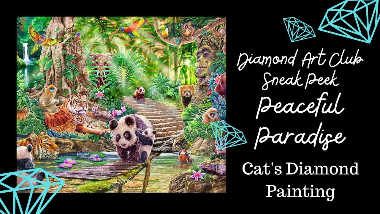 Diamond Art Club Sneak Peek | Peaceful Paradise by Steve Sundram