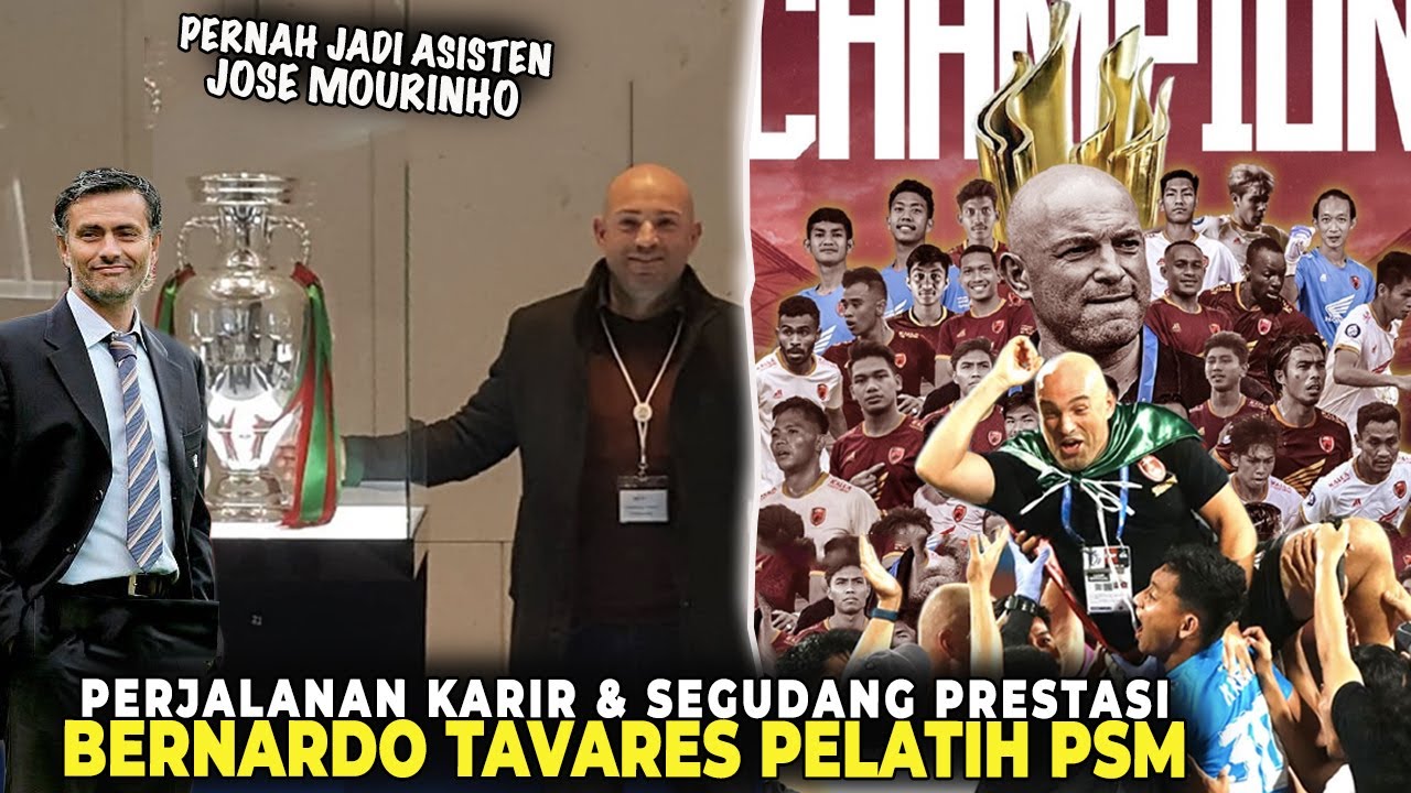 BAWA PSM JUARA, TERNYATA BUKAN PELATIH SEMBARANGAN! Perjalanan Karir Bernardo Tavares Pelatih Psm