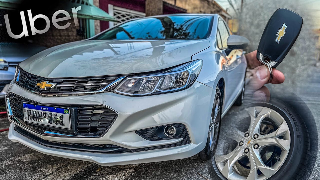 🟡 PRIMEIRO DIA na UBER com o CHEVROLET CRUZE LT ALUGADO! (uber black, 99pop)