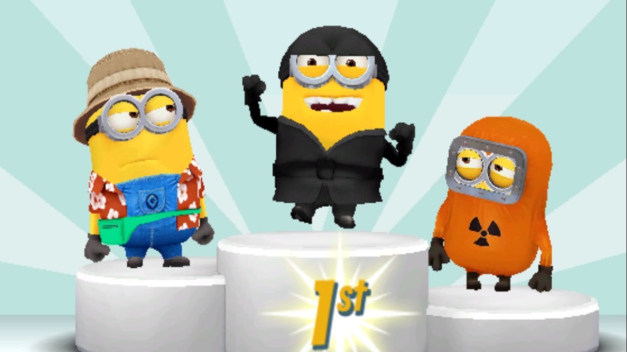 Despicable Me 2 Minion Rush Ninja Minion vs Tourist Minion, Baby Minion, Hazmat Minion