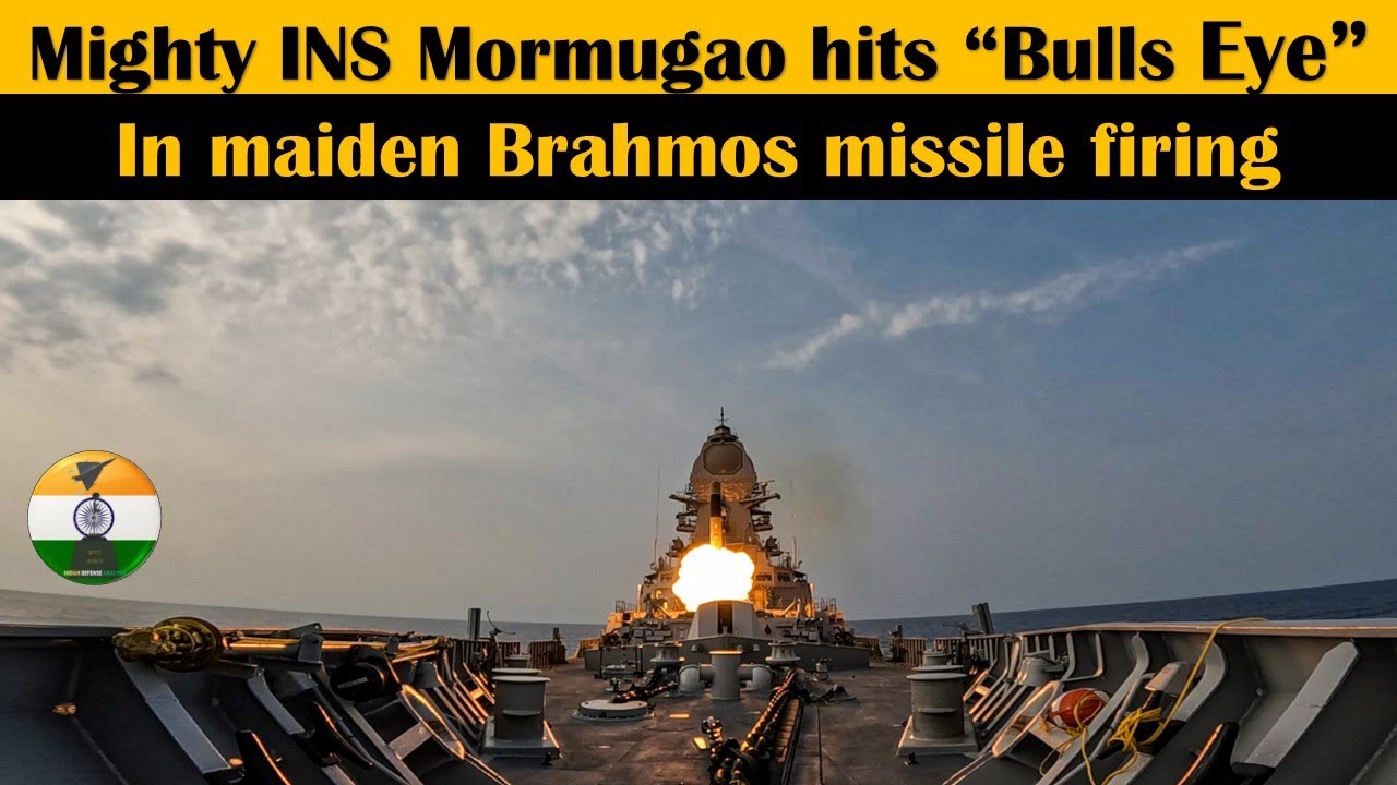 #breakingnews INS Mormugao hits “Bulls Eye” In maiden Brahmos missile firing #drdo #indiannavy