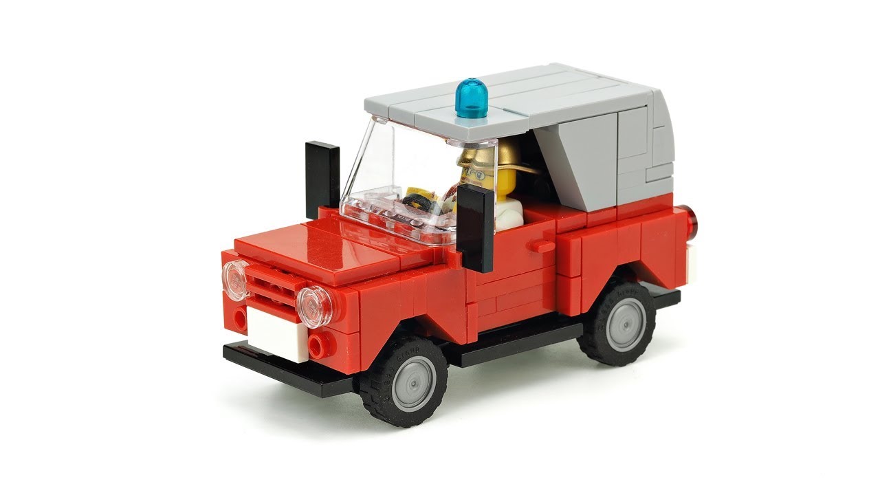 LEGO Fire Chief's Car MOC Building Instructions