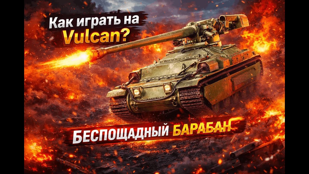 КАК ИГРАТЬ НА ТАНКЕ ★ 🔥 VULCAN 🔥  ★ ПОДРОБНЫЙ ГАЙД