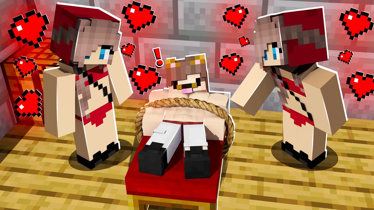 ACORDEI PRESO COM AS MENINAS GUARDAS DO ROUND 6 DE BIQUINI ME ENCHENDO DE BEIJOS NO MINECRAFT