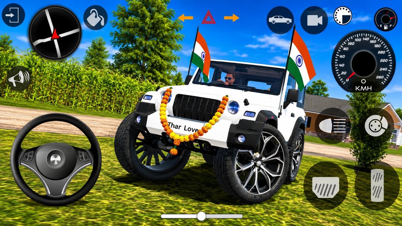 Modified Mahindra Thar Car Games: Indian Cars (Gadi Wala Game) - Car Game Android Gameplay 2026