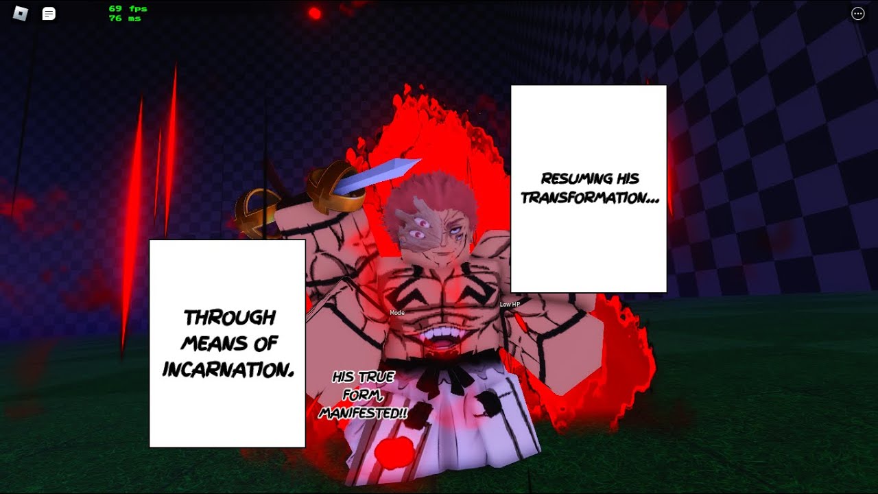 Showcase Ryomen Sukuna Anime Strike