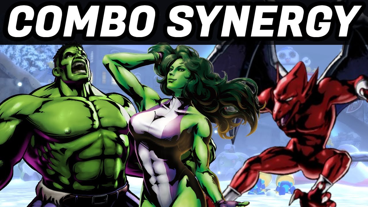 TEAM SHE-HULK/HULK/FIREBRAND COMBOS! (UMVC3)