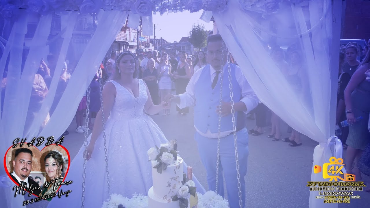 SVADBA TAMARA & MILJAN  DOLAZAK PO MLADU 30.07.23 VRANJE VIDEO PRODUCTION STUDIO ROMA ELVIS 4K