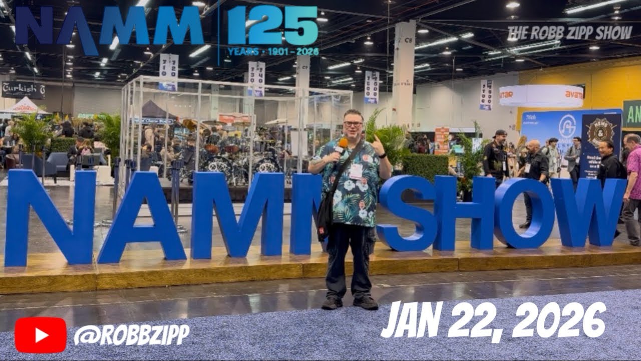 🤘 ROBB ZIPP AT NAMM SHOW 01-22-2026