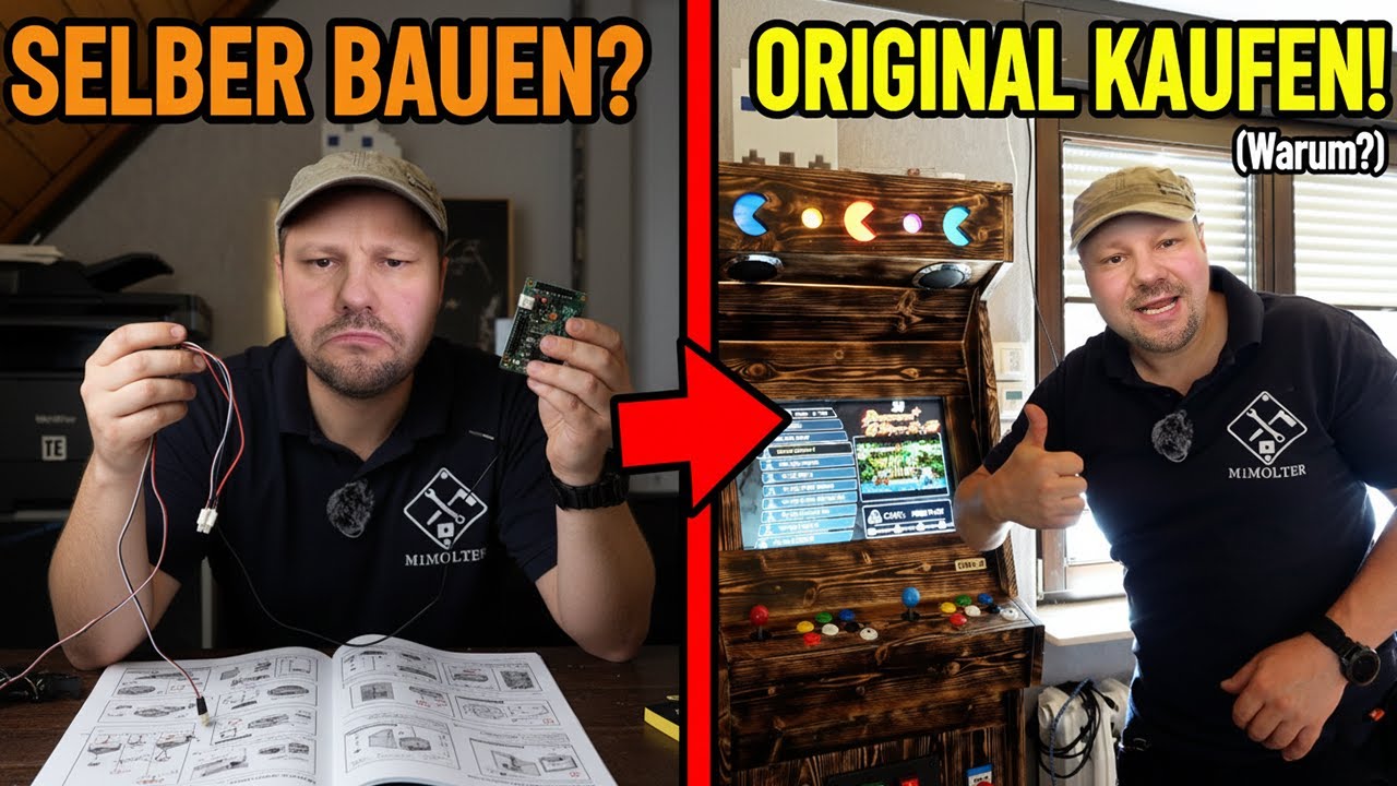 Original Arcade Automat kaufen oder Arcade Automat selber bauen? Ich habe gekauft! Aber Warum?