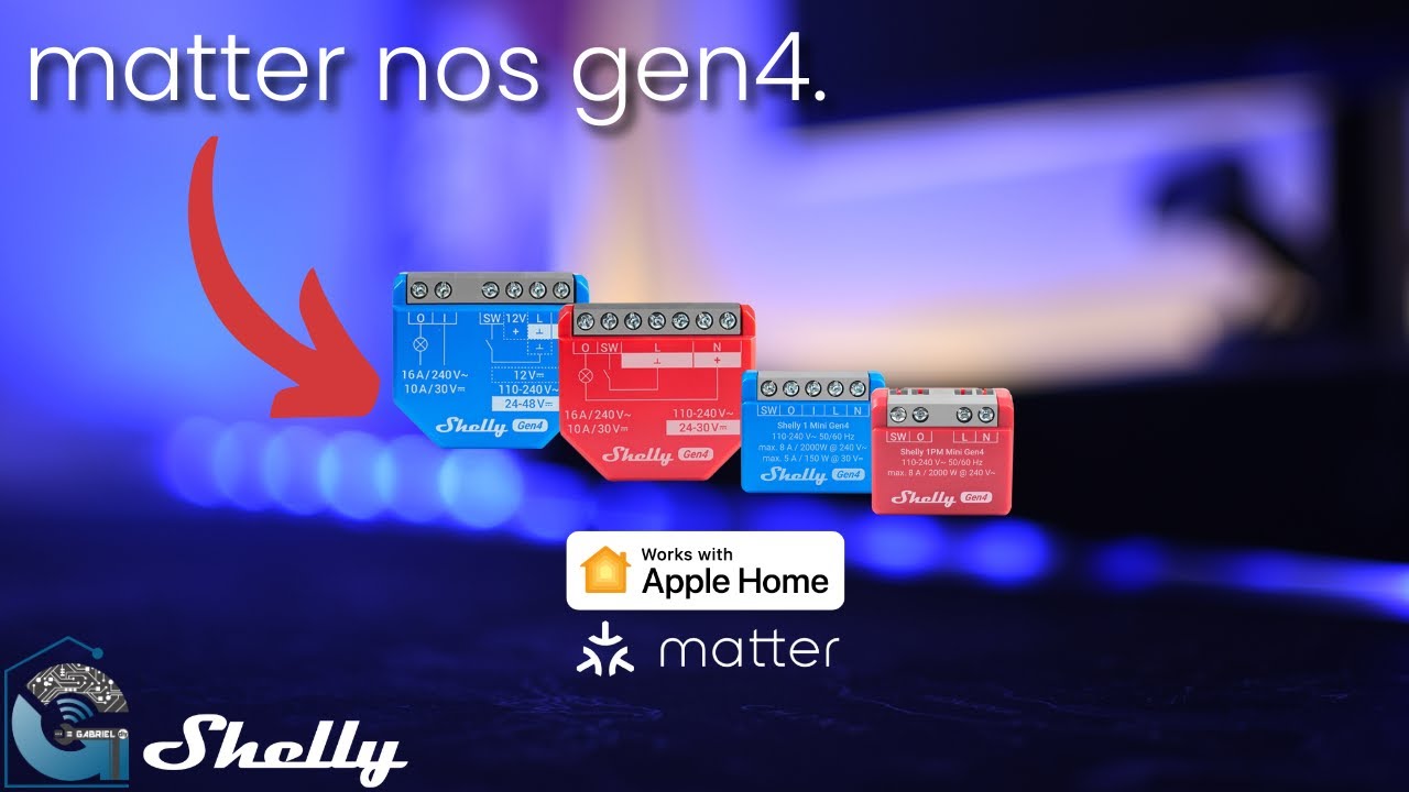 Como adicionar Shelly Gen4 via Matter na Apple Home e outras plataformas!