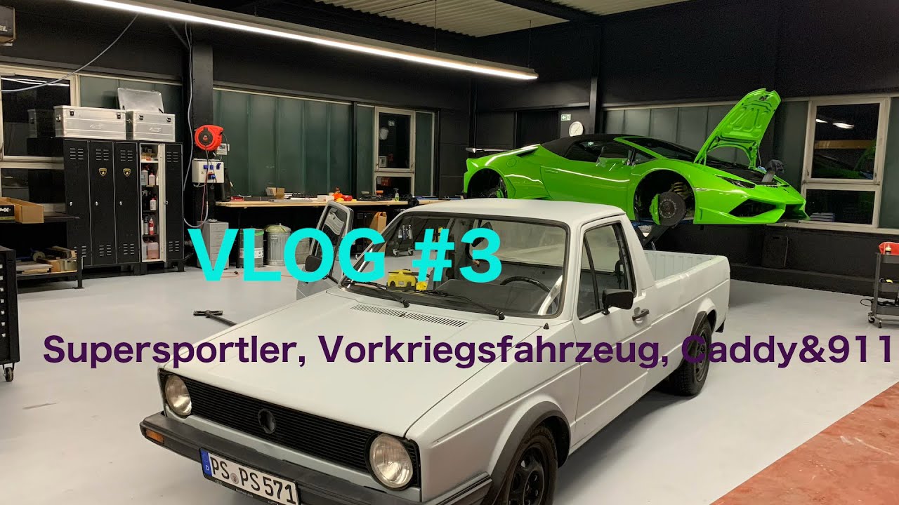 VLOG #3 Projektalltag: Supersportler,| Nutzfahrzeug und Vorkriegsauto Philipp Sommer Fahrzeugpflege