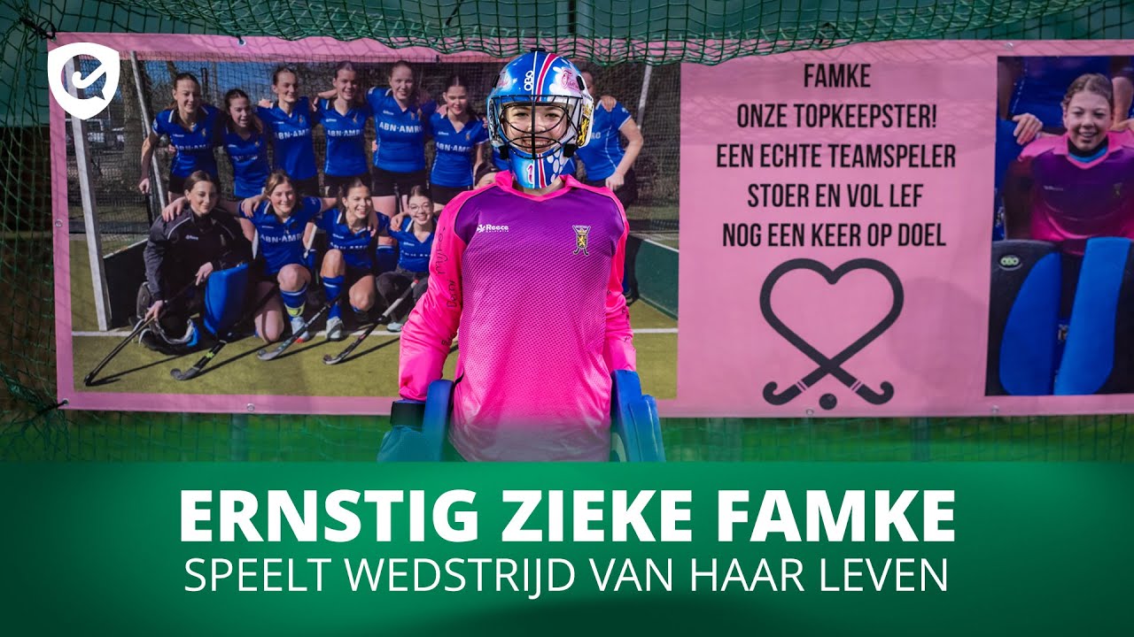 Emotioneel eerbetoon Lochemse Hockey Club voor ernstig zieke Famke