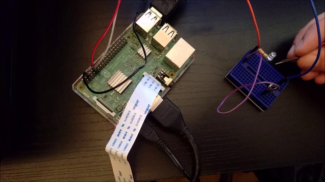 Raspberry Pi 3 - Push Button Video Camera With Code
