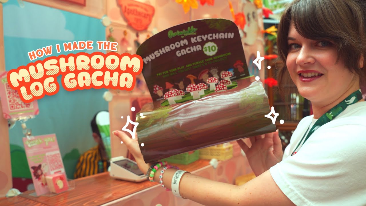 How I Made My Mushroom Gacha Log! 🍄 STUDIO VLOG