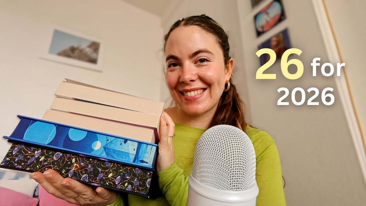 ASMR 26 book I want to read in 2026 *from my physical tbr* 📚