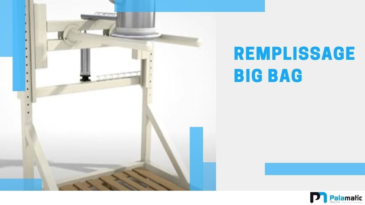 Remplissage big bags - FlowMatic® 02 - Confinement et stabilité des big bags | Palamatic Process