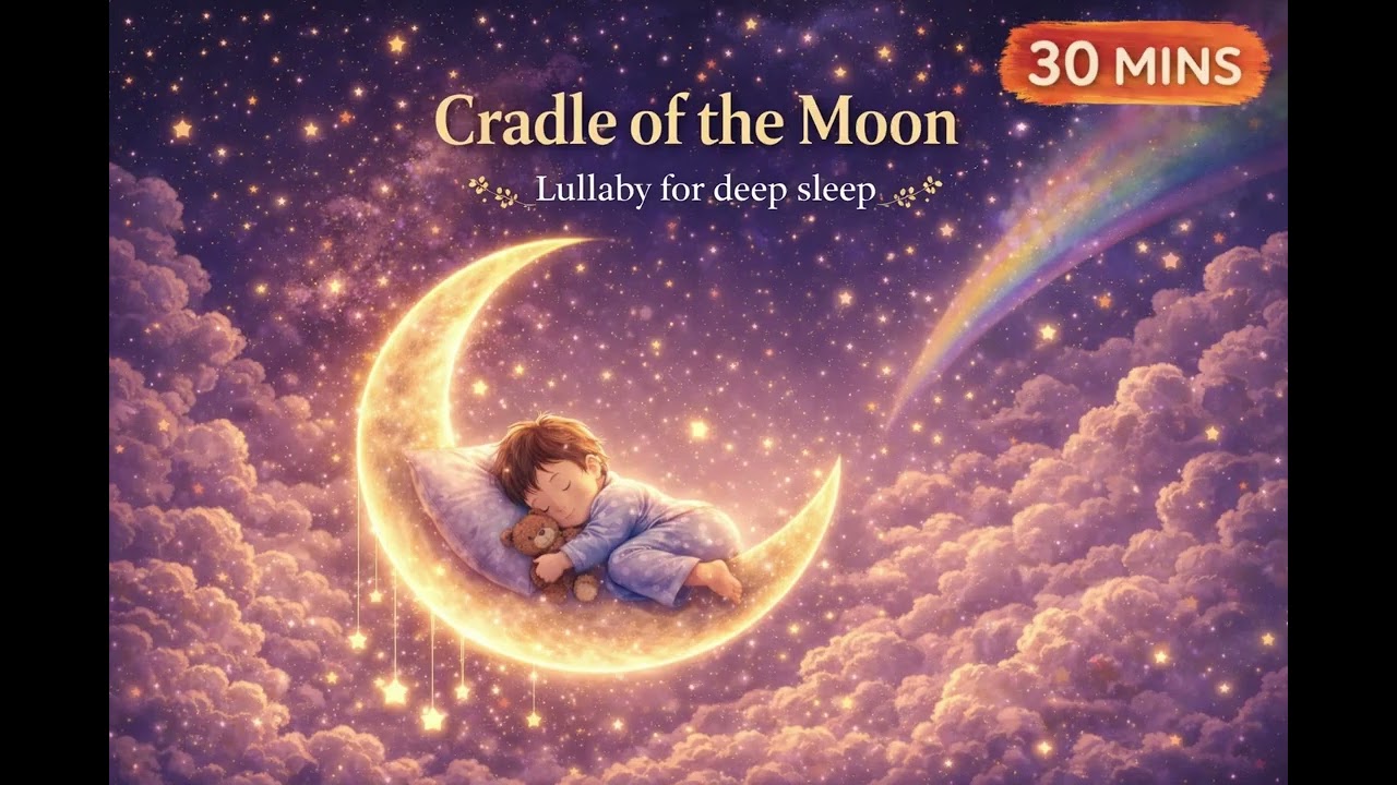 Cradle of the Moon 🌙 30 Minute Deep Sleep Lullaby