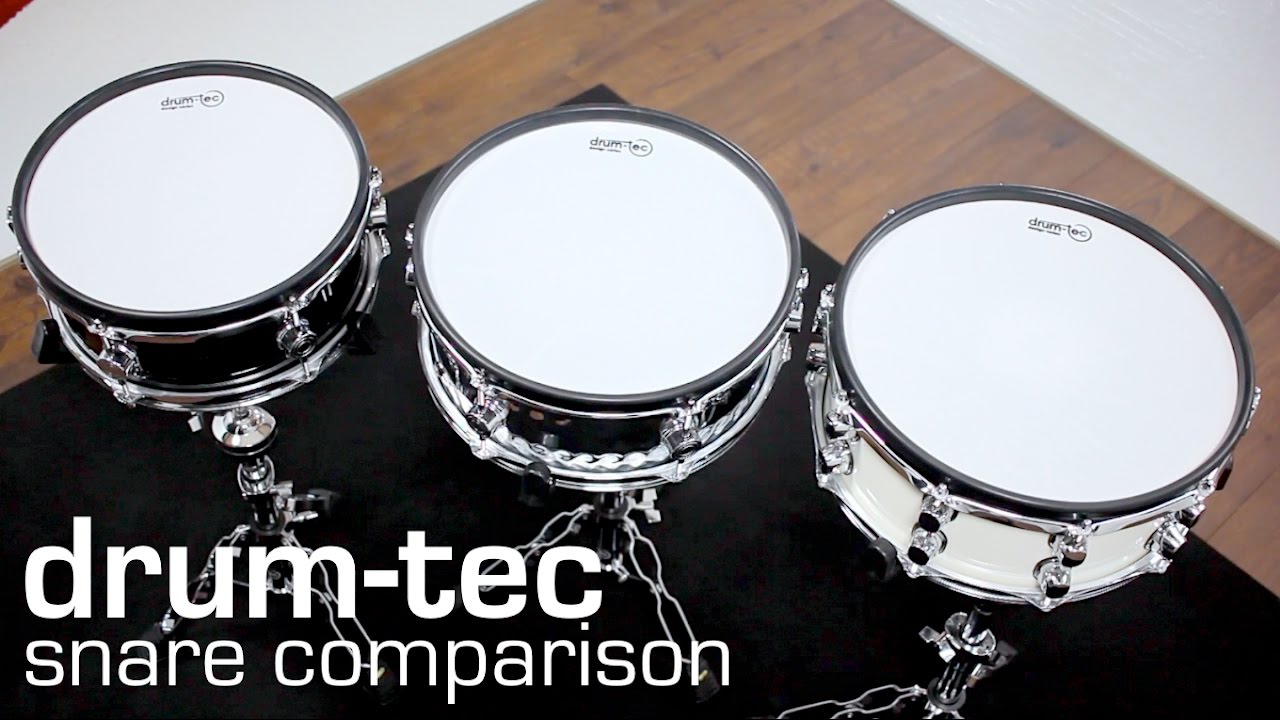 drum-tec snare drum comparison: diabolo, pro & pro-s series with Roland TD-30
